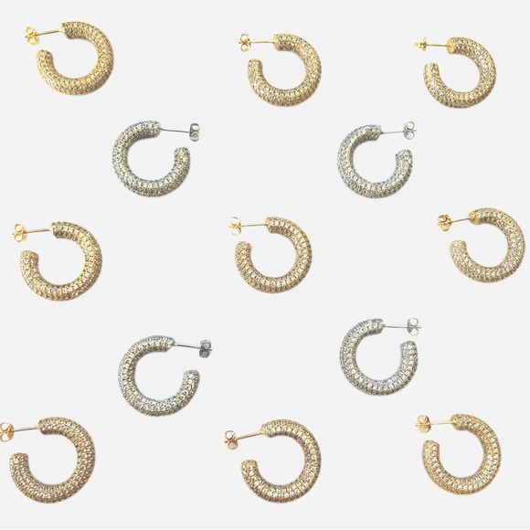 Gold and silver hoop - Picture 5 of 7